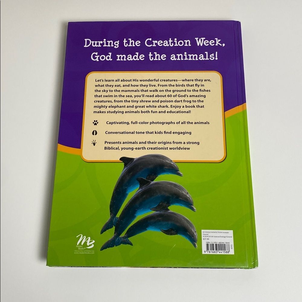 Master Books God's Big Book of Animals - Educational Book for Kids-Homeschool - Picture 13 of 16